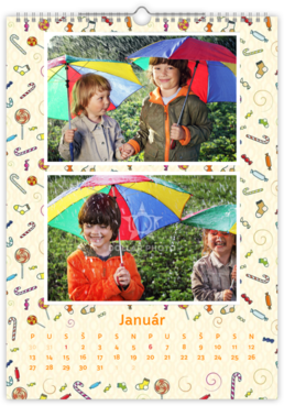 Fotokalendar exkluzív na výšku - Deti
