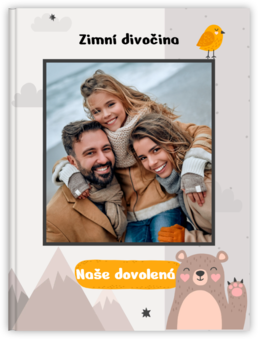 Fotokniha s pevnou väzbou - originálny darček! - Scandi zvieratá