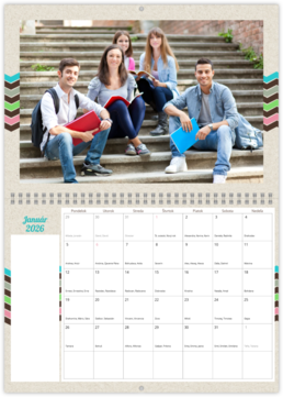 Nástenný plánovací fotokalendar - Dedina