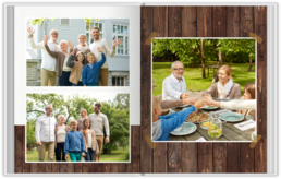 Fotokniha s pevnou väzbou - originálny darček! - Rustikal