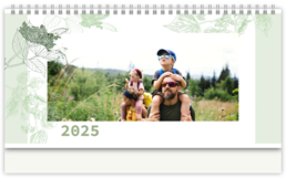 Stolní fotokalendář s vlastními jmény - Herbal