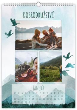 Fotokalendar exkluzív na výšku - Hory