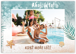 Fotokniha na šířku s pevnou vazbou a kvalitním papírem - Summer