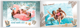 Fotokniha na šířku s pevnou vazbou a kvalitním papírem - Summer