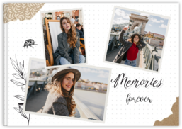 Fotokniha na šířku s pevnou vazbou a kvalitním papírem - Scrapbook