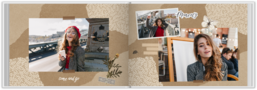 Fotokniha na šířku s pevnou vazbou a kvalitním papírem - Scrapbook