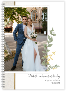 Vychytaná fotokniha - Krúžková - Elegant wedding