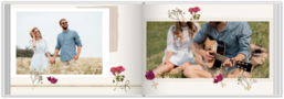 Fotokniha na šírku s pevnou väzbou a kvalitným papierom - Dry flowers