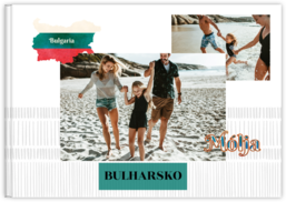 Fotokniha na šírku s pevnou väzbou a kvalitným papierom - Bulharsko