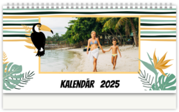 Stolní fotokalendář s vlastními jmény - Exotic birds