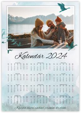 ročný fotokalendár ako plagát - Hory