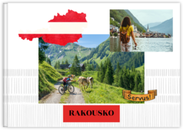 Fotokniha na šírku s pevnou väzbou a kvalitným papierom - Rakúsko