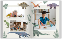 Fotokniha s pevnou väzbou - originálny darček! - Dinosaurus