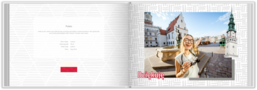 Fotokniha na šírku s pevnou väzbou a kvalitným papierom - Polsko