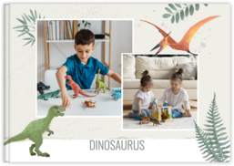 Fotokniha na šírku s pevnou väzbou a kvalitným papierom - Dinosaurus