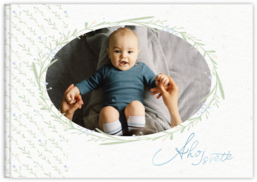 Fotokniha na šírku s pevnou väzbou a kvalitným papierom - Baby shower boy