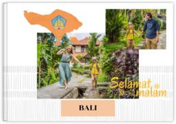 Fotokniha na šírku s pevnou väzbou a kvalitným papierom - Bali