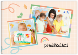 Fotokniha na šířku s pevnou vazbou a kvalitním papírem - Color windows