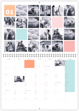 Nástenný plánovací fotokalendar - Harmonie 