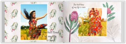 Fotokniha na šírku s pevnou väzbou a kvalitným papierom - Exotic Flowers