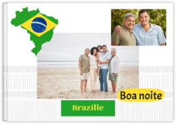 Fotokniha na šírku s pevnou väzbou a kvalitným papierom - Brazília
