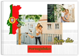 Fotokniha na šírku s pevnou väzbou a kvalitným papierom - Portugalsko