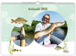 Fotokalendár exkluzív nástenný mesačný na šírku - Rybár