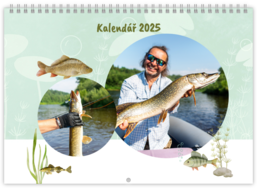 Nástenný plánovací fotokalendar - Rybár
