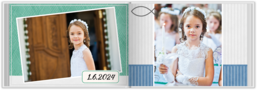 Fotokniha na šířku s pevnou vazbou a kvalitním papírem - Geometry