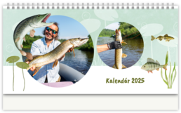 Stolní fotokalendář s vlastními jmény - Rybár