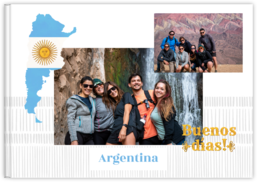 Fotokniha na šírku s pevnou väzbou a kvalitným papierom - Argentina