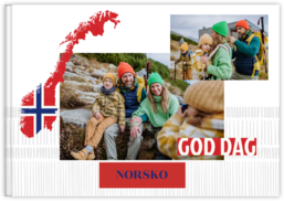 Fotokniha na šírku s pevnou väzbou a kvalitným papierom - Norsko