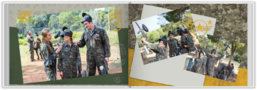 Fotokniha na šírku s pevnou väzbou a kvalitným papierom - Army