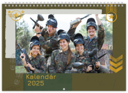 Nástenný plánovací fotokalendar - Army
