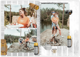 Vychytaná fotokniha - Krúžková - Camping color