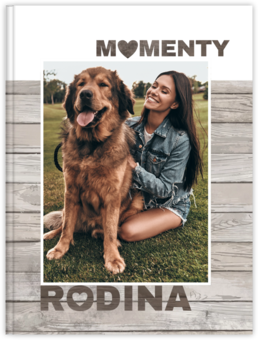 Fotokniha s pevnou vazbou – originální dárek! - Wood