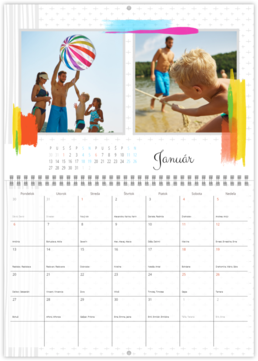 Nástenný plánovací fotokalendar - Bright Minimalist