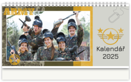 Stolní fotokalendář s vlastními jmény - Army 