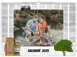 Fotokalendář exklusiv na šířku - Camping color