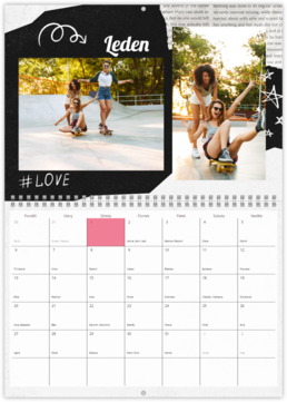 Nástenný plánovací fotokalendar - Teenagers 