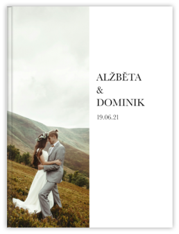 Fotokniha s pevnou väzbou - originálny darček! - Minimalist wedding