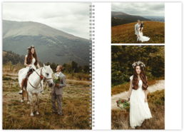 Vychytaná fotokniha - Krúžková - Minimalist wedding